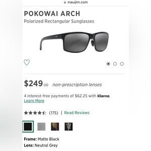 Maui Jim Pokowai Arch Sunglasses